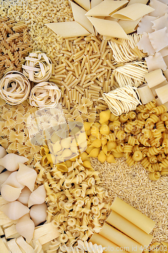 Image of Dried Italian Pasta Varieties 