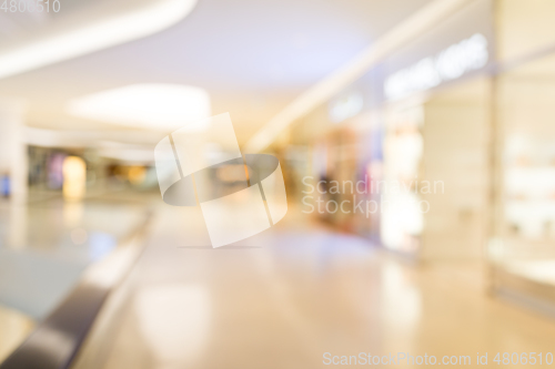 Image of Blur view of shopping mall