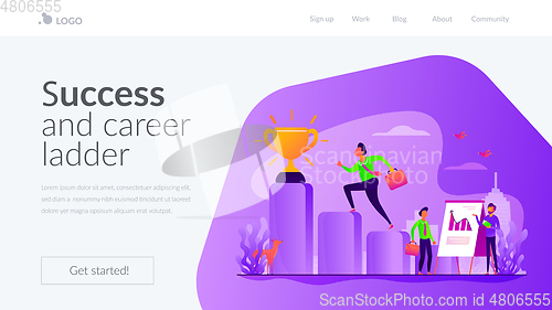 Image of Business coaching landing page template