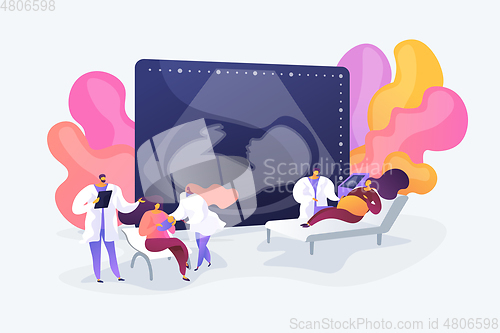 Image of Maternity services concept vector illustration