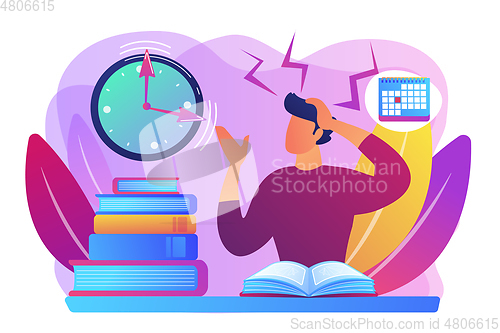 Image of Exams and tests concept vector illustration