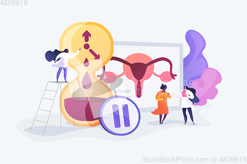 Image of Menopause concept vector illustration