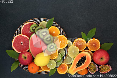 Image of Healthy Fruit Collection to Boost the Immune System