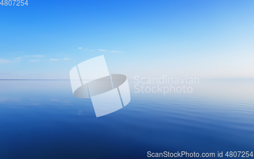 Image of Serene Summer Blue Seascape