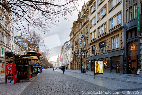 Image of Advent Christmas time in prague street