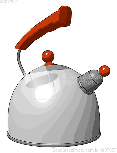 Image of Parts of kettle vector or color illustration