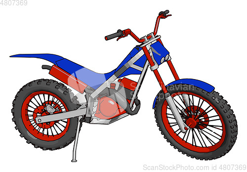 Image of Motorbikes vector or color illustration