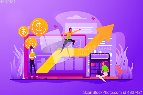 Image of Demand planning concept vector illustration