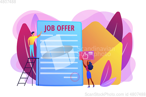 Image of Job offer concept vector illustration
