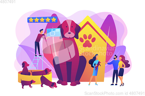 Image of Breed club concept vector illustration