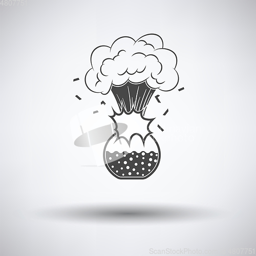 Image of Icon explosion of chemistry flask