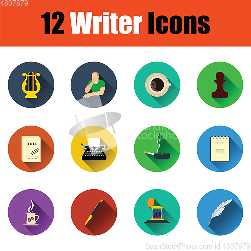 Image of Set of writer icons