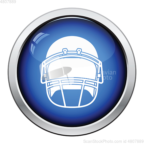 Image of American football helmet icon