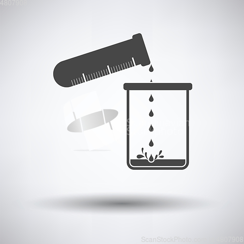 Image of Icon of chemistry beaker pour liquid in flask