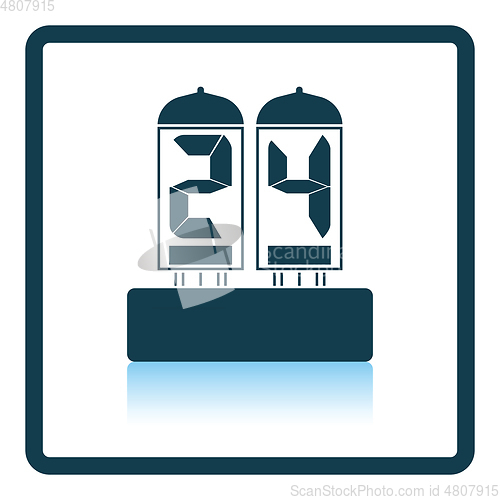 Image of Electric numeral lamp icon