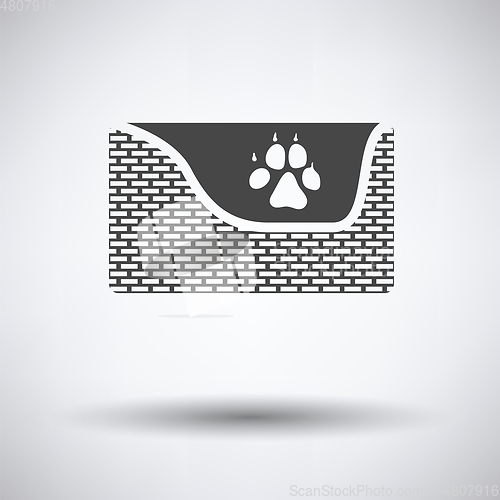 Image of Dogs sleep basket icon