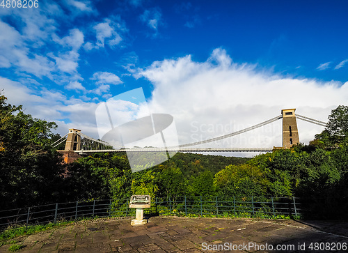 Image of HDR Clifton Suspension Bridge in Bristol