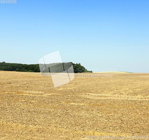 Image of Plowed soil, a field