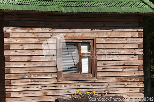 Image of Window of a building, close-up