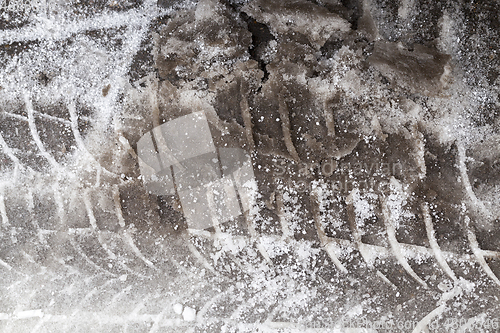 Image of Snow drifts in winter