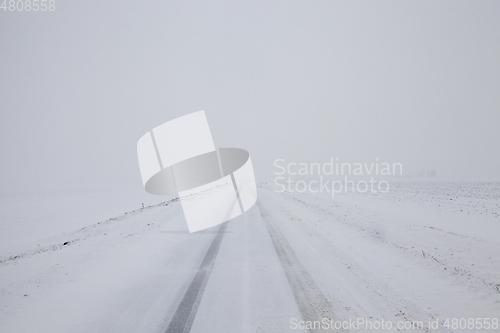 Image of Road under the snow