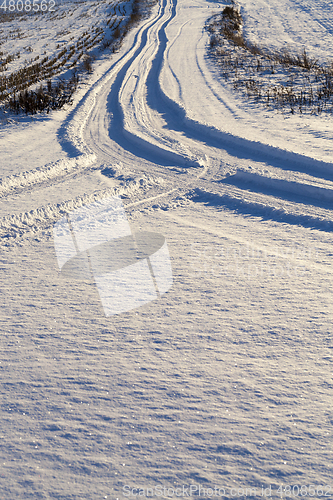 Image of Road under the snow