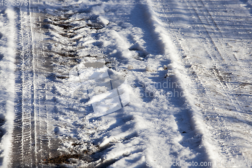 Image of Road in the winter season