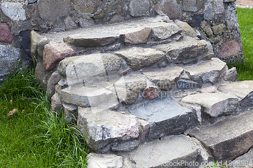 Image of Old steps, close-up