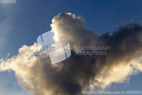 Image of Blue sky and clouds