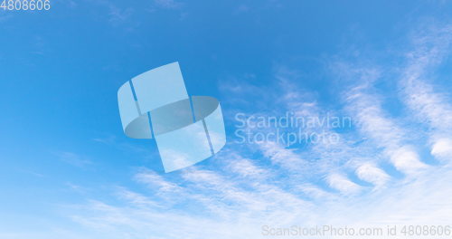 Image of cloudy morning sky nature background