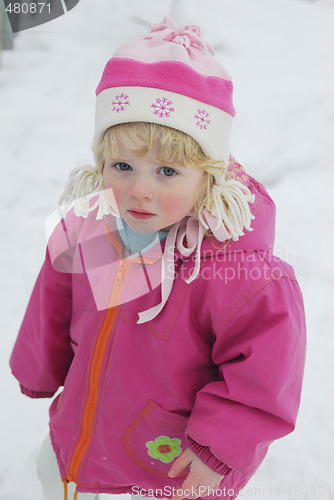 Image of Girl on snow