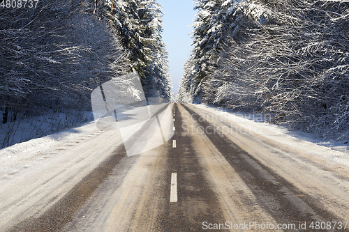 Image of Road under the snow