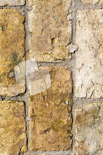 Image of Yellow brick, close-up
