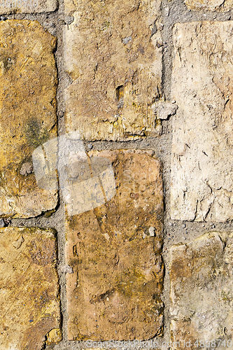 Image of Yellow brick, close-up