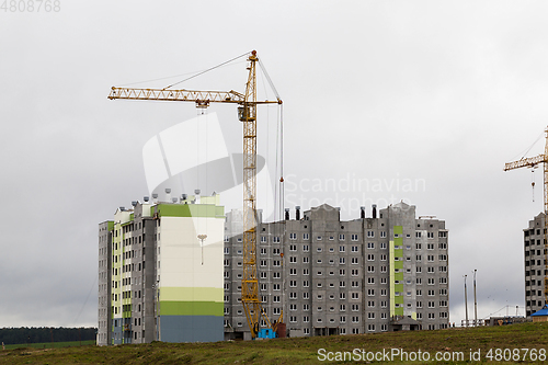 Image of construction of a house