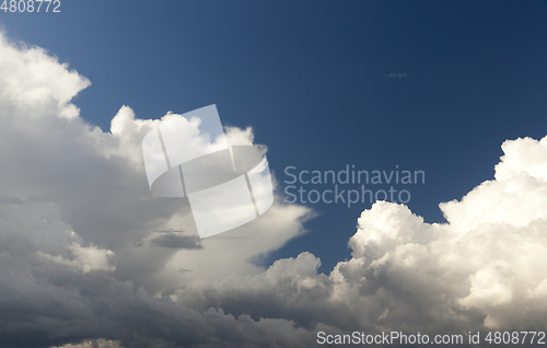 Image of Blue sky and clouds