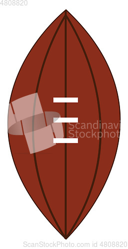 Image of Outdoor football game vector or color illustration