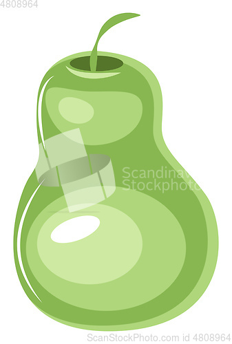 Image of Pear vector color illustration.