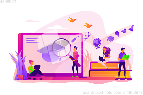 Image of Learning concept vector illustration