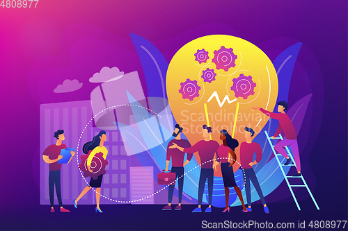 Image of New team members concept vector illustration