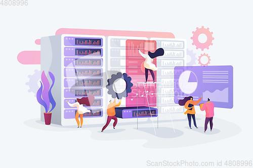 Image of System administration concept vector illustration