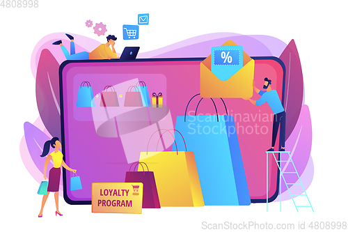 Image of Sales promotion concept vector illustration