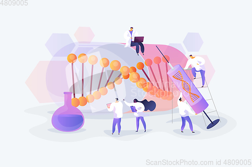 Image of Gene therapy concept vector illustration
