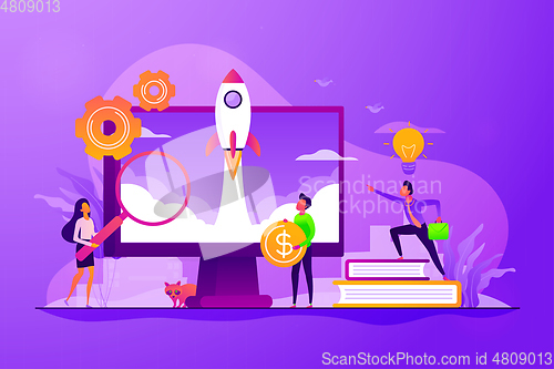 Image of Start up concept vector illustration
