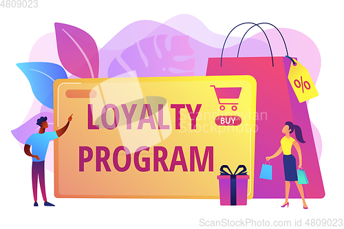 Image of Loyalty program concept vector illustration
