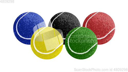 Image of Colorful sport theme collage isolated on white studio background, flyer