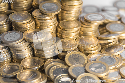 Image of lots of euro coins