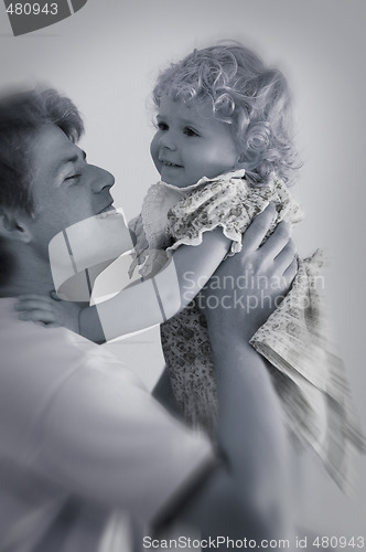 Image of Girl with dad