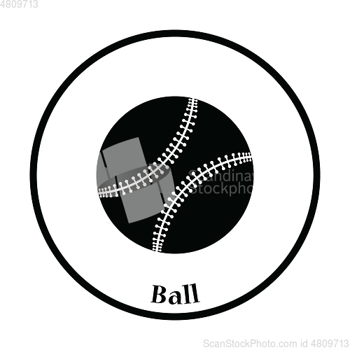 Image of Baseball ball icon