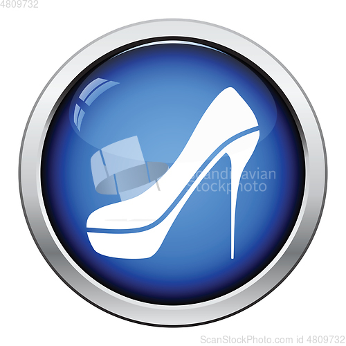 Image of Sexy high heel shoe icon
